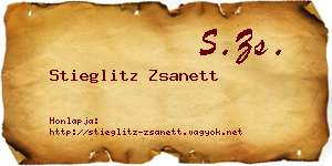 Stieglitz Zsanett névjegykártya